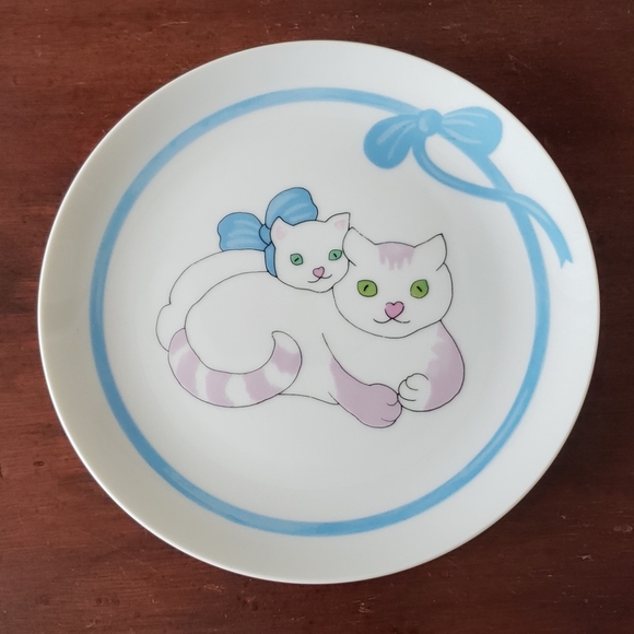 1984 Aldon Cat Plate 7.5" - Picture 1 of 9